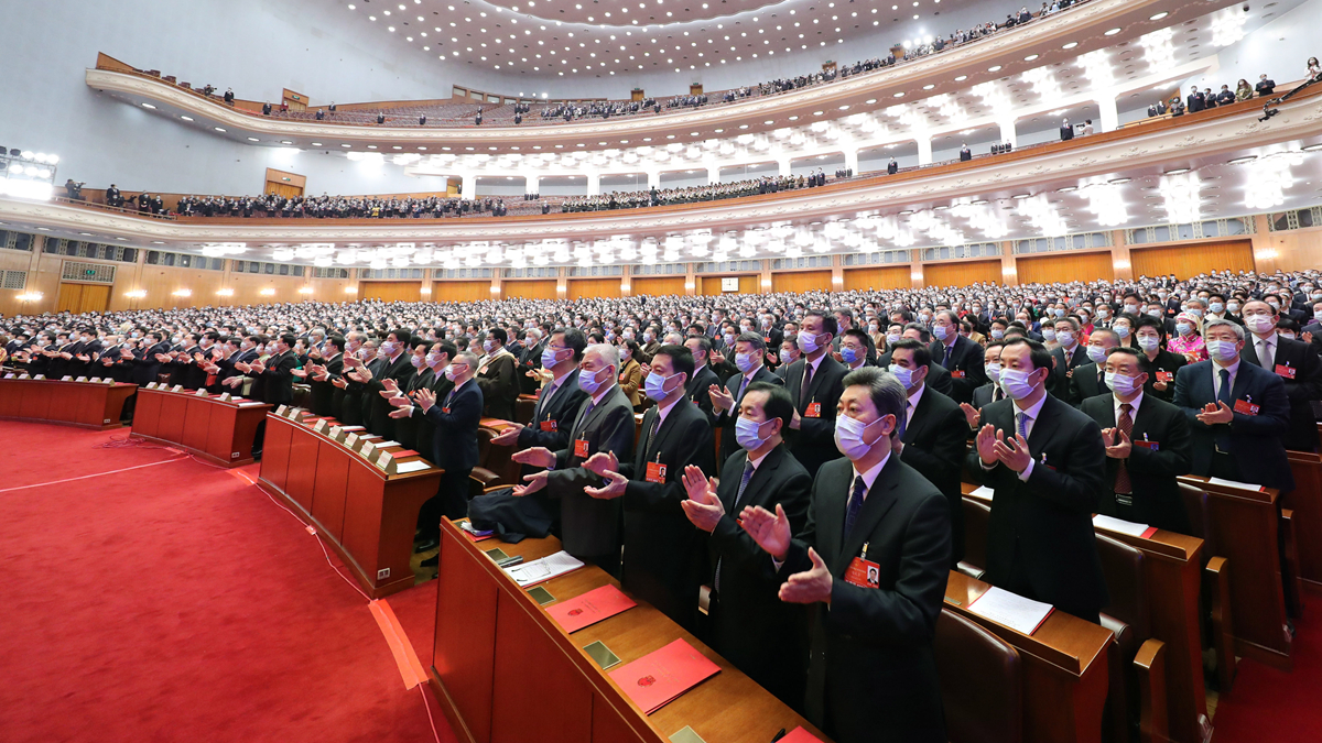 十三屆全國(guó)人大五次會(huì)議舉行閉幕會(huì)